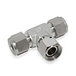 Aufschraubverschraubung, T-Form 90°, mit loser Überwurfmutter CBST