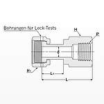 Drehbarer Aufschraubverbinder ZCOSFC