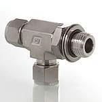 Einschraubverschraubung, gerade, T-Form 180°, SAE/MS, O-Ring, einstellbar CSRT