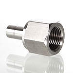 Aufschraubverschraubung, gerade, mit Rohrstutzen CAF-G