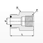Aufschraubkörper mit Innengewinde ZCOFC