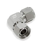 Verschraubung, L-Form 90°, mit loser Überwurfmutter CSL